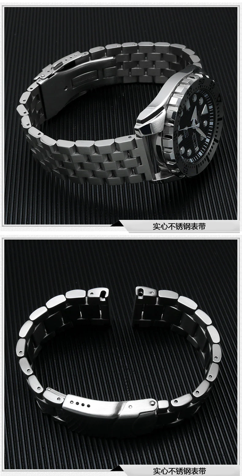 Solid Stainless Steel Watch Straps - Straight End - Image 17