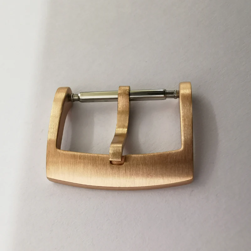 Brushed Solid Bronze Cusn8 watch band buckles - Image 4
