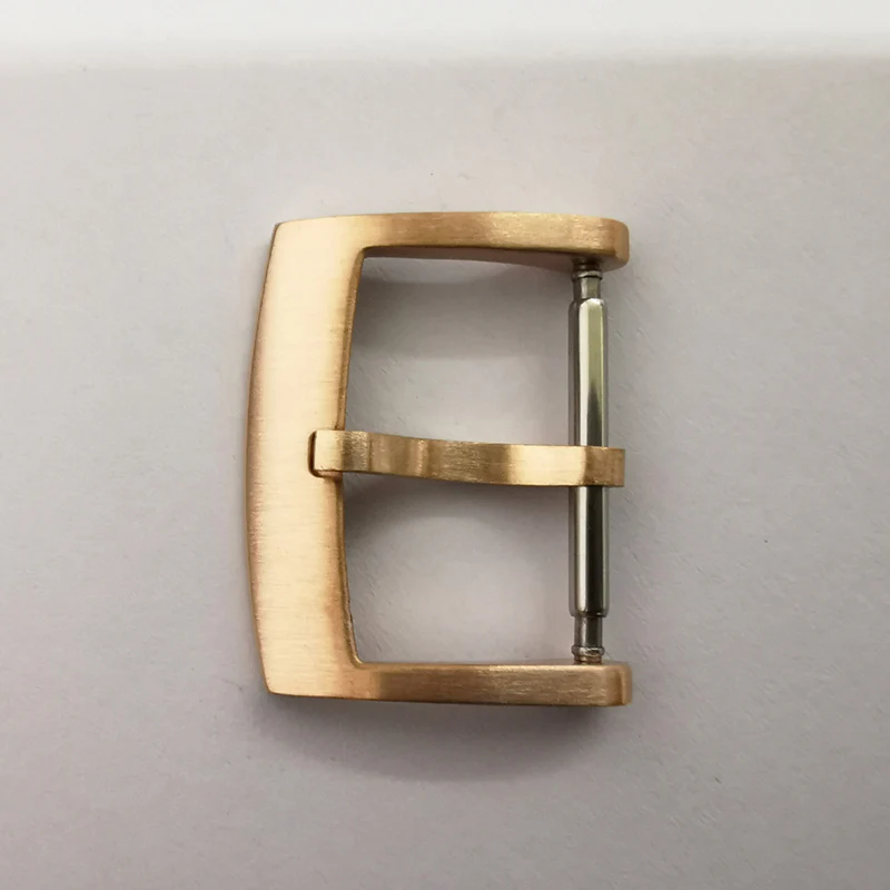 Brushed Solid Bronze Cusn8 watch band buckles - Image 5