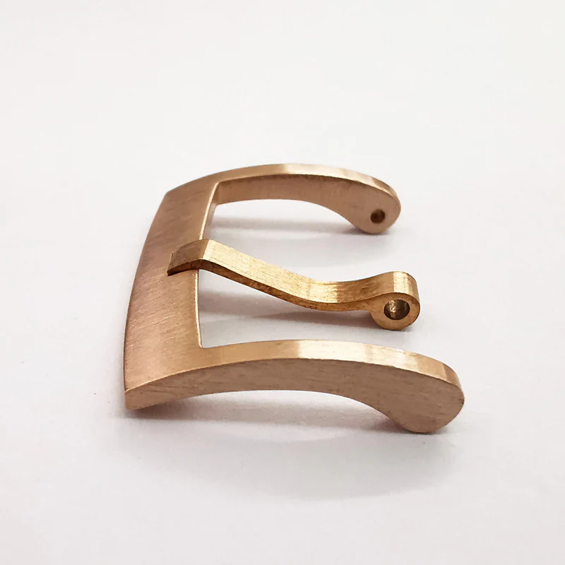 Brushed Solid Bronze Cusn8 watch band buckles - Image 8