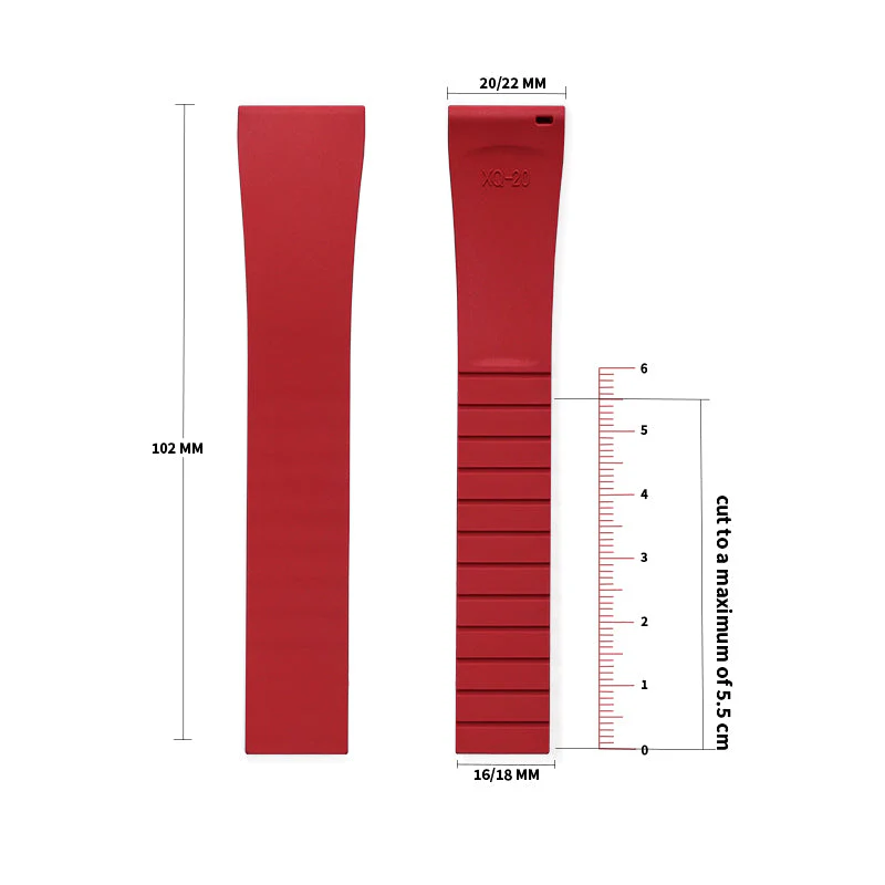 CTS Cut-To-Size FKM Rubber Watch Strap - Image 18