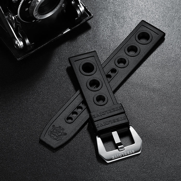 Steeldive Hole Rubber Watch Strap Watch Band - Image 4
