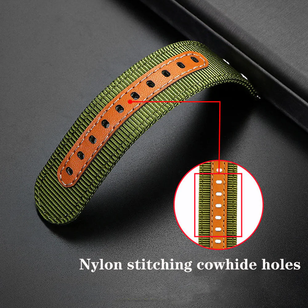 Soft Nylon Canvas Strap Watchband - Image 4