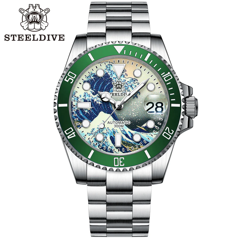 Steeldive SD1953 Great Wave Sub Diver Watch - Image 4