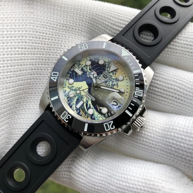 Steeldive SD1953 Great Wave Sub Diver Watch - Image 6