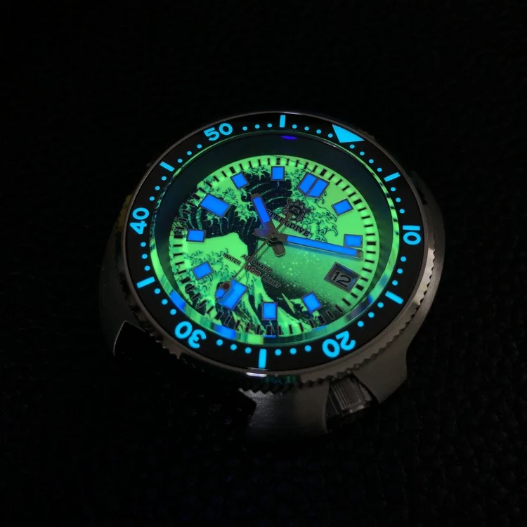 Steeldive SD1970 Great Wave Turtle Diver Watch - Image 5