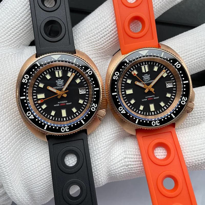 Steeldive SD1970S Bronze 6105 Turtle Diving Watch V2 - Image 13