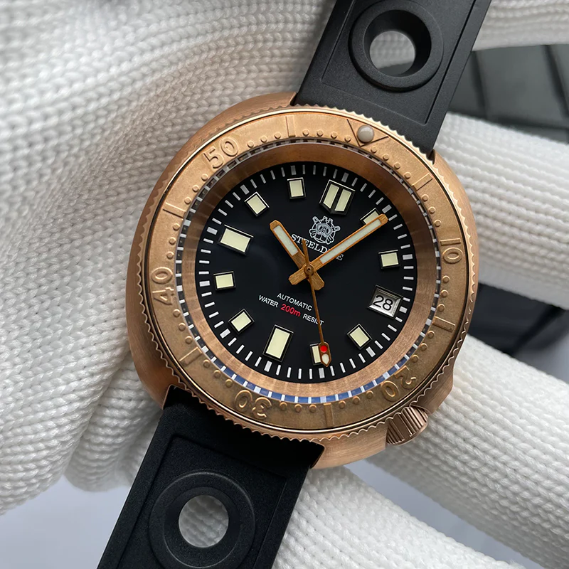 Steeldive SD1970S Bronze 6105 Turtle Diving Watch V2 - Image 14