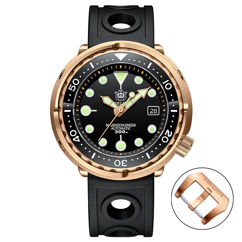 Steeldive SD1975S Bronze Tuna Diver Watch - Image 6