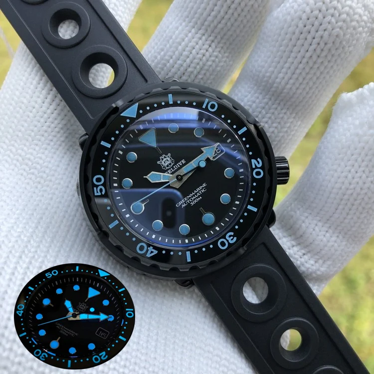 STEELDIVE SD1975XT Colorful Tuna Mechanical Watch - Image 4