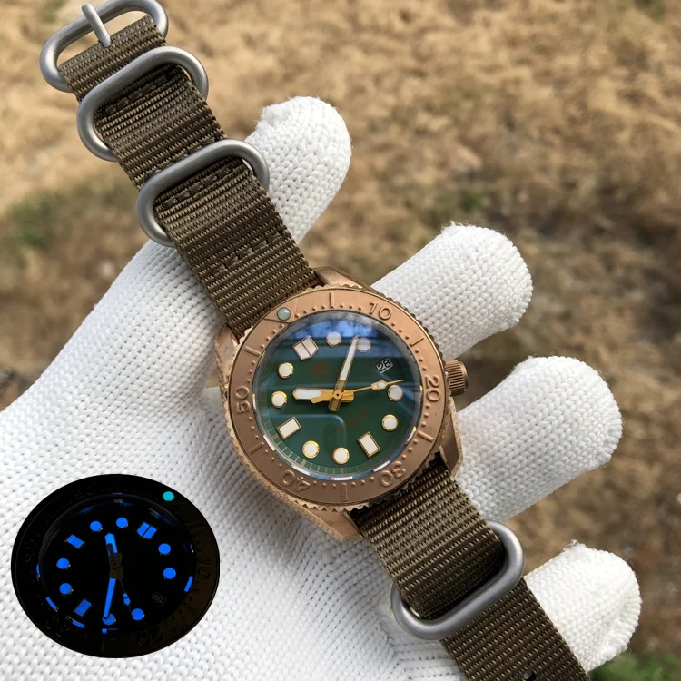 Steeldive SD1968S Bronze MM300 Monobloc Watch - Image 5