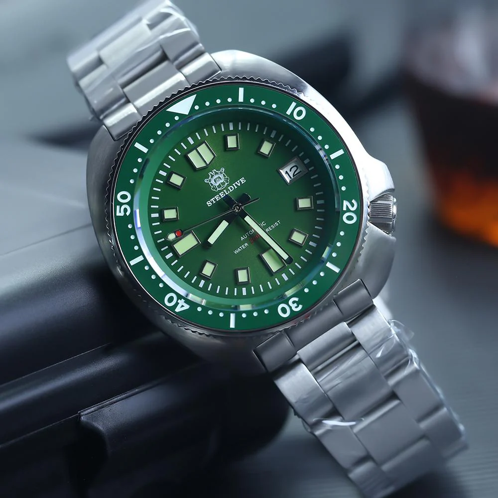 ★Hot Deals★Steeldive SD1970 6105 Turtle Diver Watch V2 - Image 9
