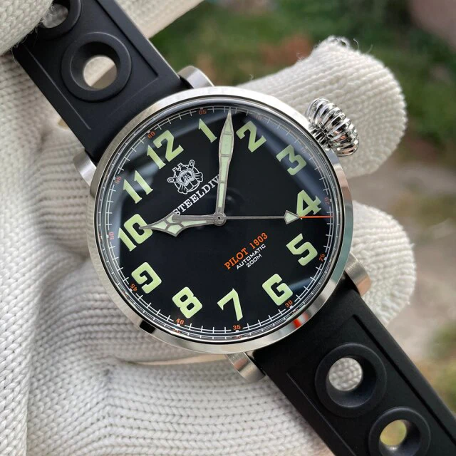 Steeldive SD1903 Big Pilot Watch - Image 5
