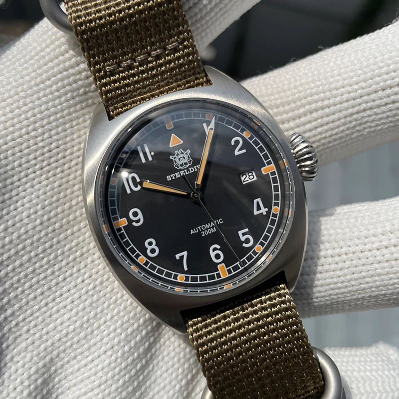 ★Hot Deals★Steeldive SD1907P 40mm W10 Military Automatic Watch - Image 11