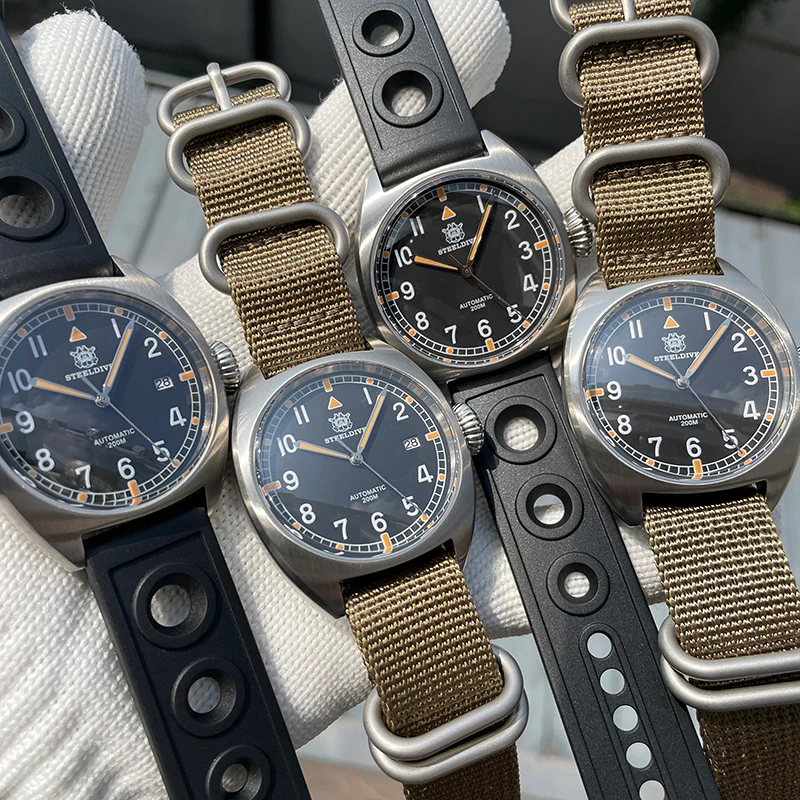 ★Hot Deals★Steeldive SD1907P 40mm W10 Military Automatic Watch - Image 14