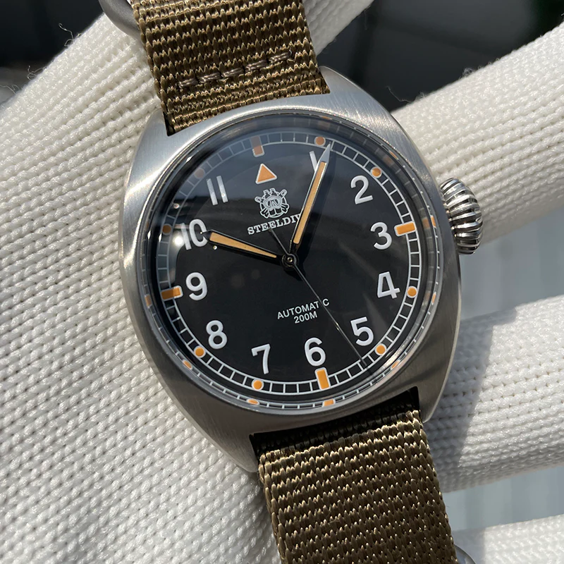 ★Hot Deals★Steeldive SD1907P 40mm W10 Military Automatic Watch - Image 3