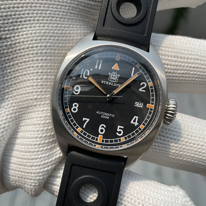 ★Hot Deals★Steeldive SD1907P 40mm W10 Military Automatic Watch - Image 4