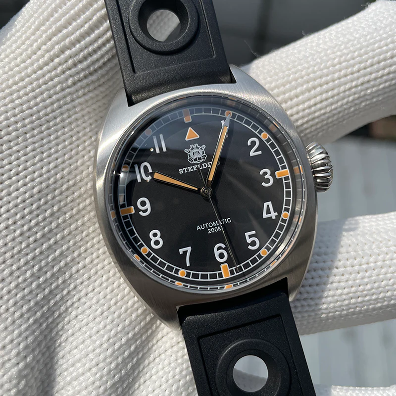 ★Hot Deals★Steeldive SD1907P 40mm W10 Military Automatic Watch - Image 5