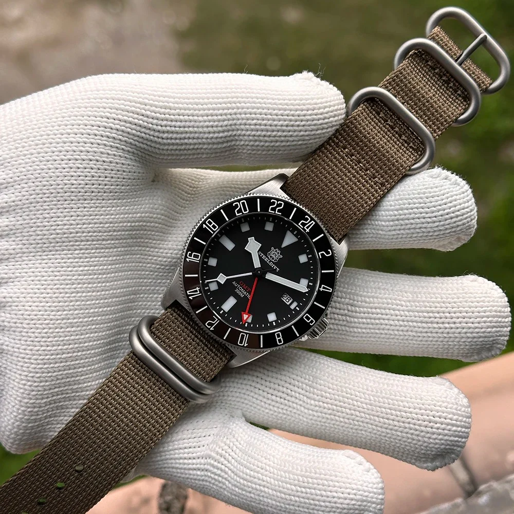 Steeldive SD1925GMT 43mm NH34 Men Watch - Image 11