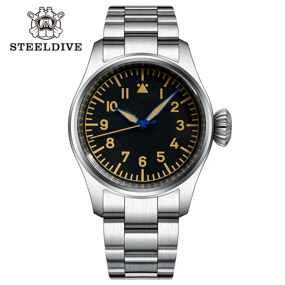Steeldive SD1928A Retro Army Pilot Watch - Image 2