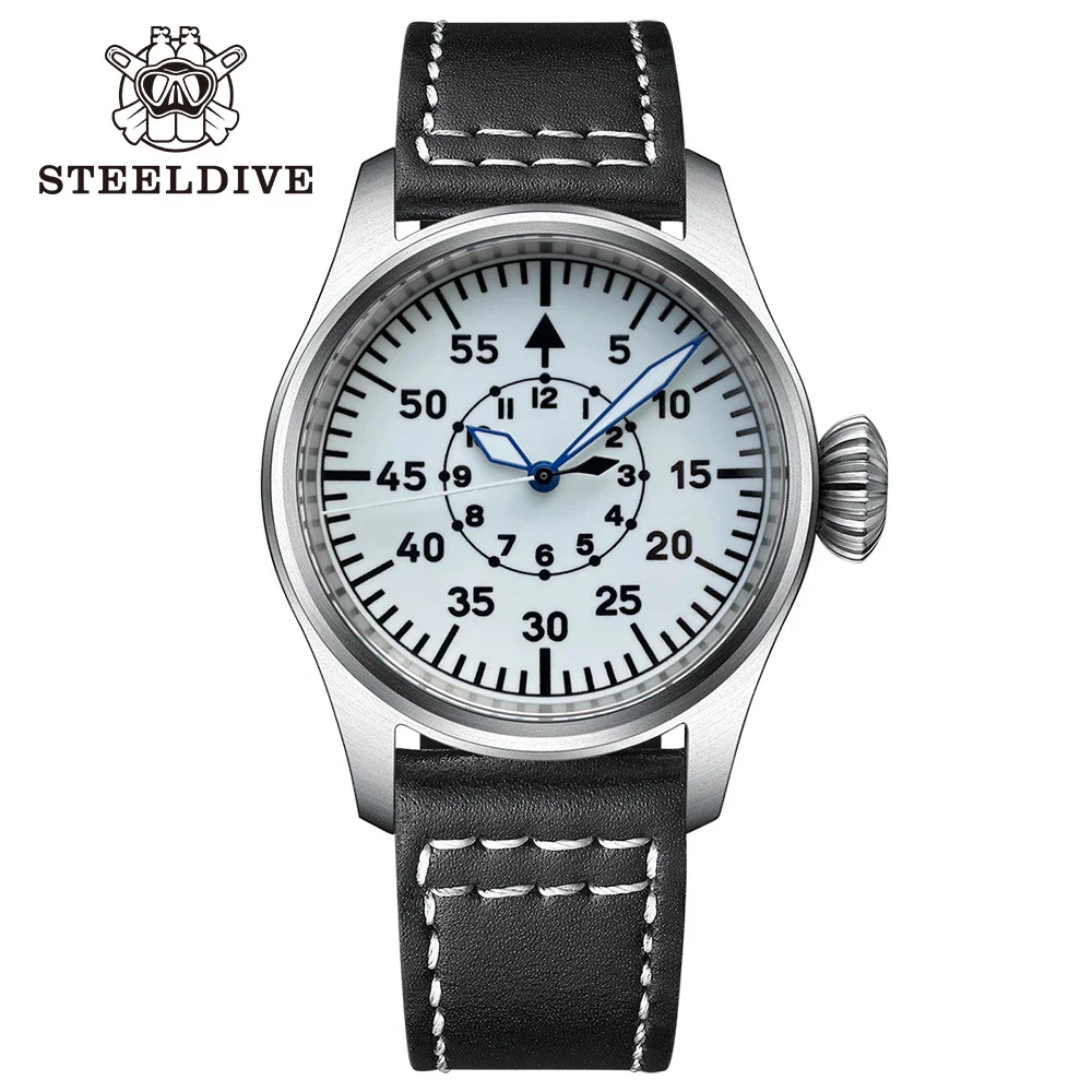 Steeldive SD1928B Retro Militarty Pilot Watch - Image 3