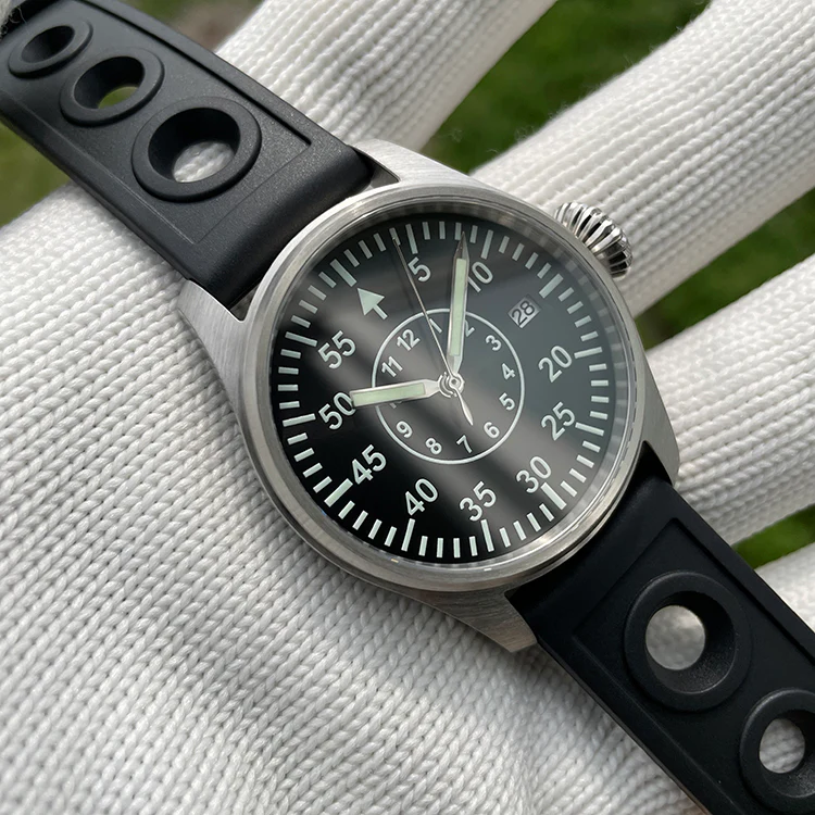 Steeldive SD1928T Type B Pilot Watch - Onion Crown - Image 6