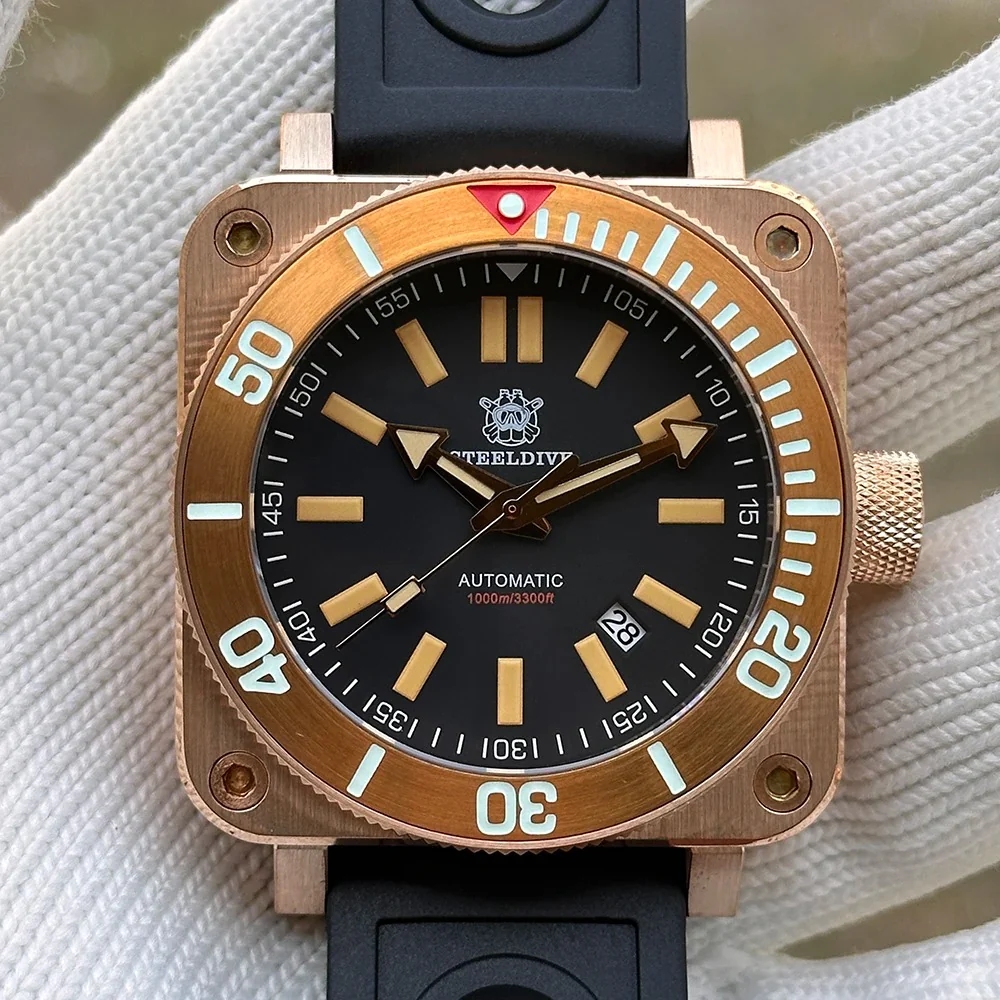 Steeldive SD1949S Bronze 1000m Deep Dive Watch - Image 2