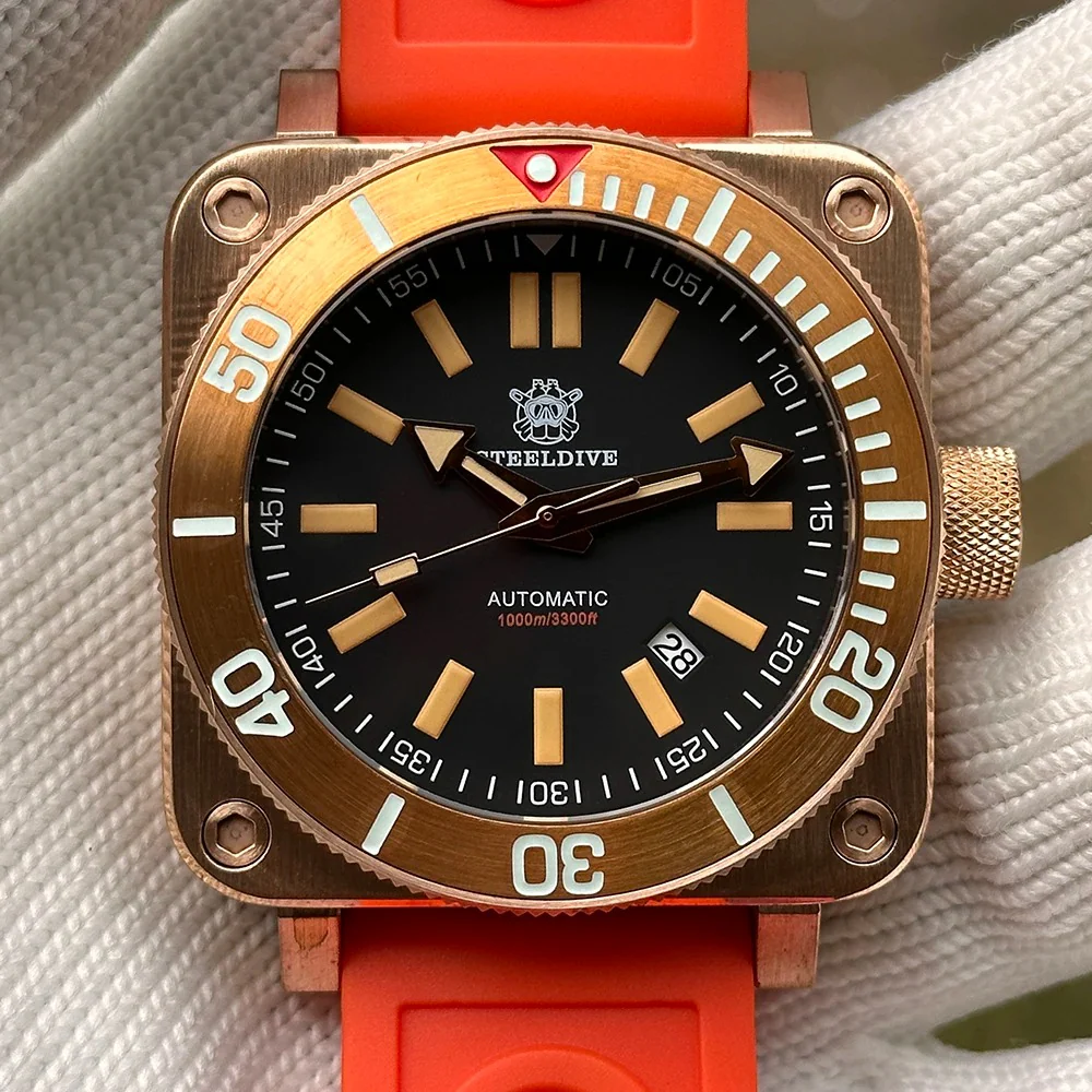 Steeldive SD1949S Bronze 1000m Deep Dive Watch - Image 3