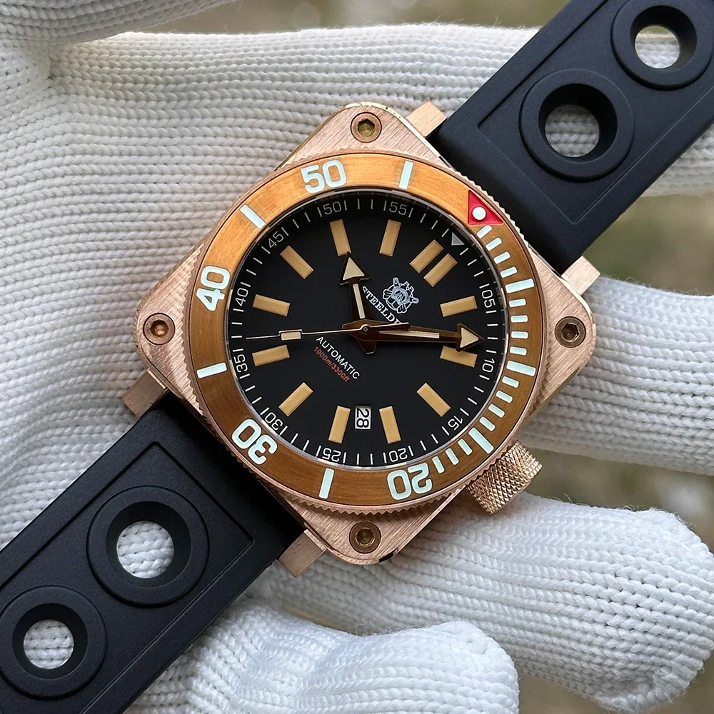 Steeldive SD1949S Bronze 1000m Deep Dive Watch - Image 6