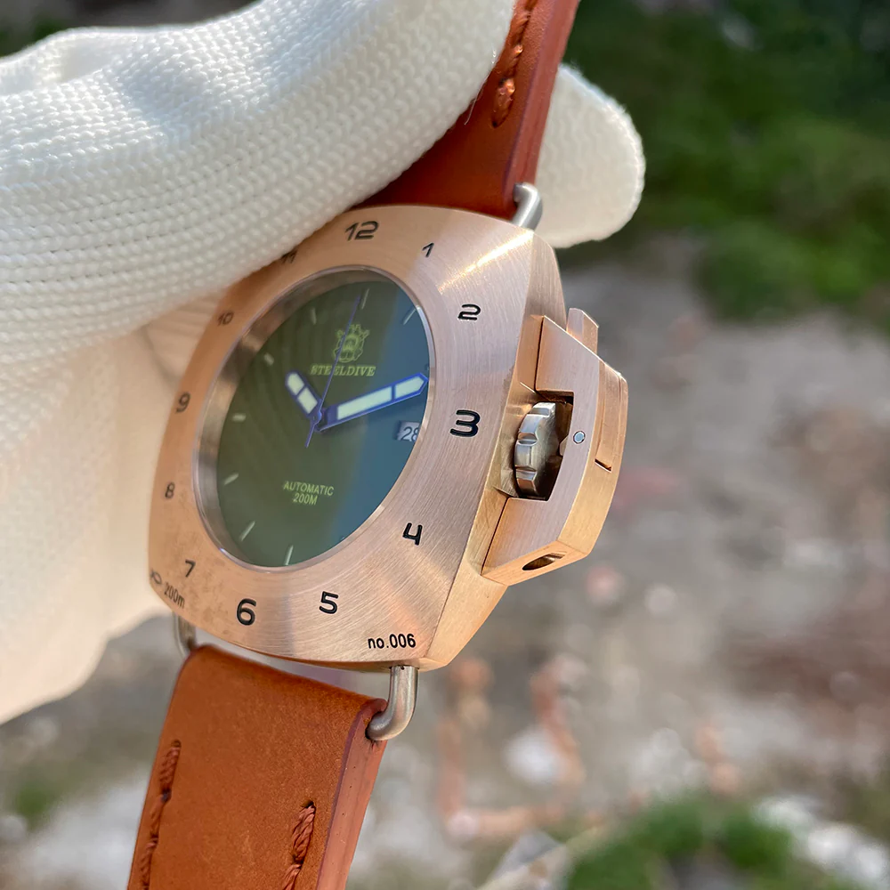 ★Hot Deals★Steeldive SD1935S 47mm Bronze Watch - Limited Edition - Image 4