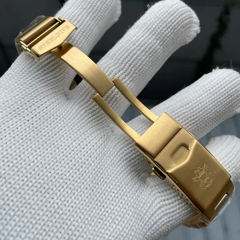 ★Hot Deals★Steeldive SD1953IPG Golden Sub Dive Watch - Image 8
