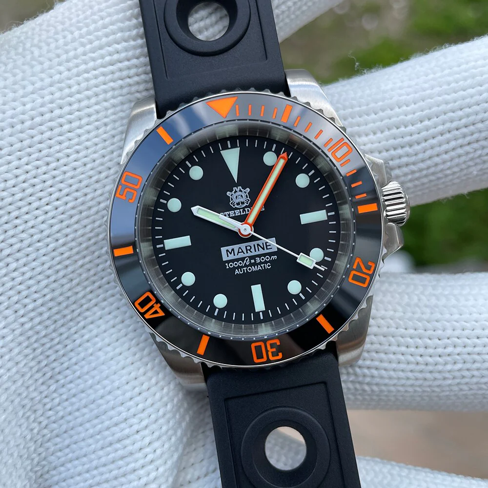 ★Hot Deals★Steeldive SD1954C Orange Sub Automatic Watch V2 - Image 8