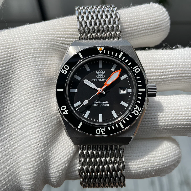 ★Hot Deals★Steeldive SD1963 NH35 Automatic Men Watch - Image 5