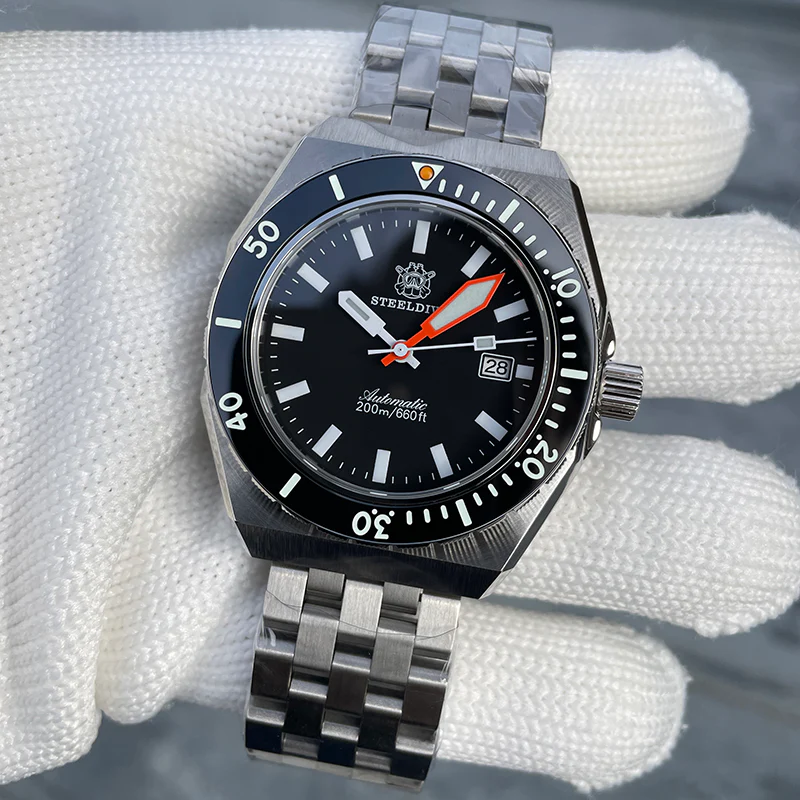 ★Hot Deals★Steeldive SD1963 NH35 Automatic Men Watch - Image 7
