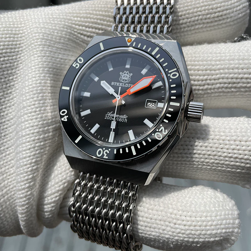 ★Hot Deals★Steeldive SD1963 NH35 Automatic Men Watch - Image 8