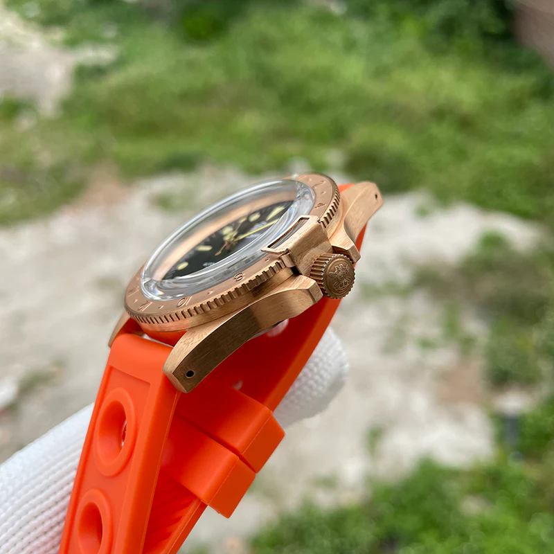 STEELDIVE SD1966S Top Hat Sapphire Bronze Watch V2 - Image 11
