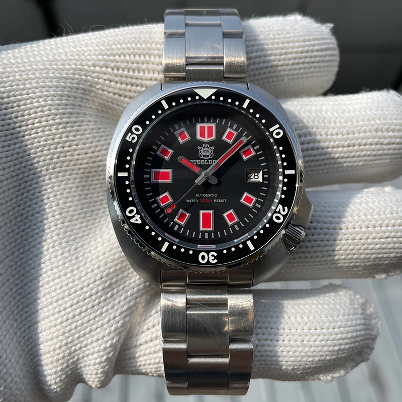 Steeldive SD1970U Colorful Turtle Diver Watch - Image 5