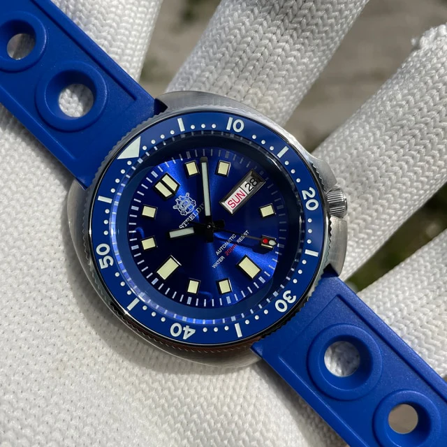 Steeldive SD1970W NH36 Automatic 6309 Turtle Dive Watch - Image 7