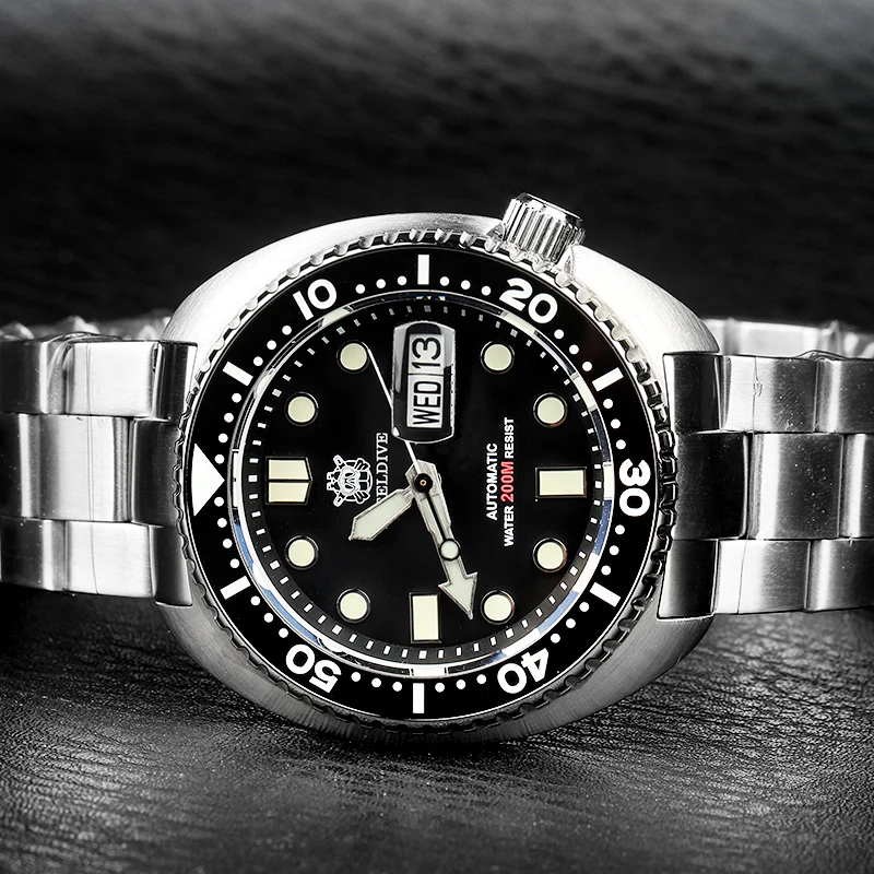 ★Hot Deals★STEELDIVE SD1972 6309 King Turtle Dive Watch V2 - Image 5
