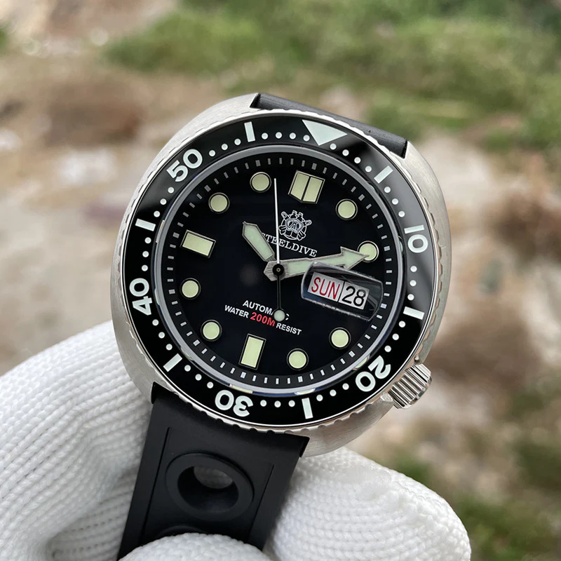 ★Hot Deals★STEELDIVE SD1972 6309 King Turtle Dive Watch V2 - Image 8