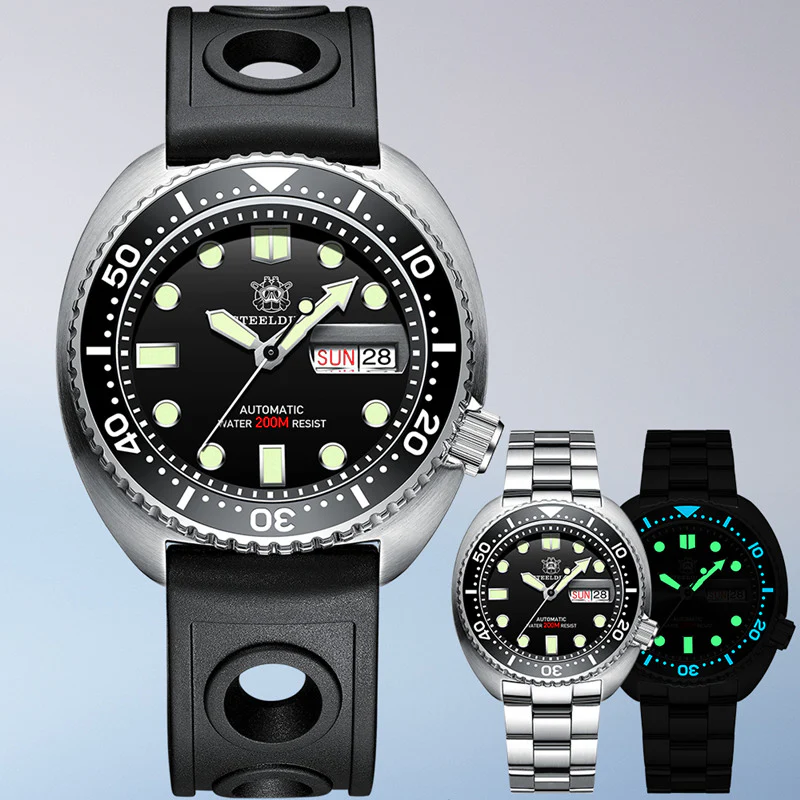 ★Hot Deals★STEELDIVE SD1972 6309 King Turtle Dive Watch V2 - Image 9