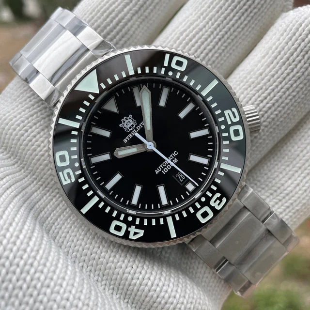 Steeldive SD1976P Monoblock 48mm Diver Watch - Image 9
