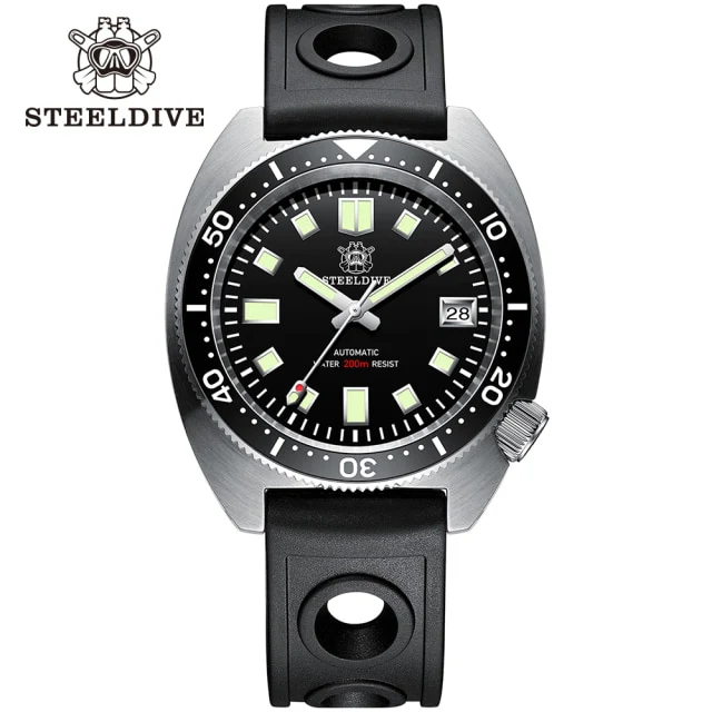 STEELDIVE SD1977 6105/8000 Slim Turtle Diver Watch - Image 13