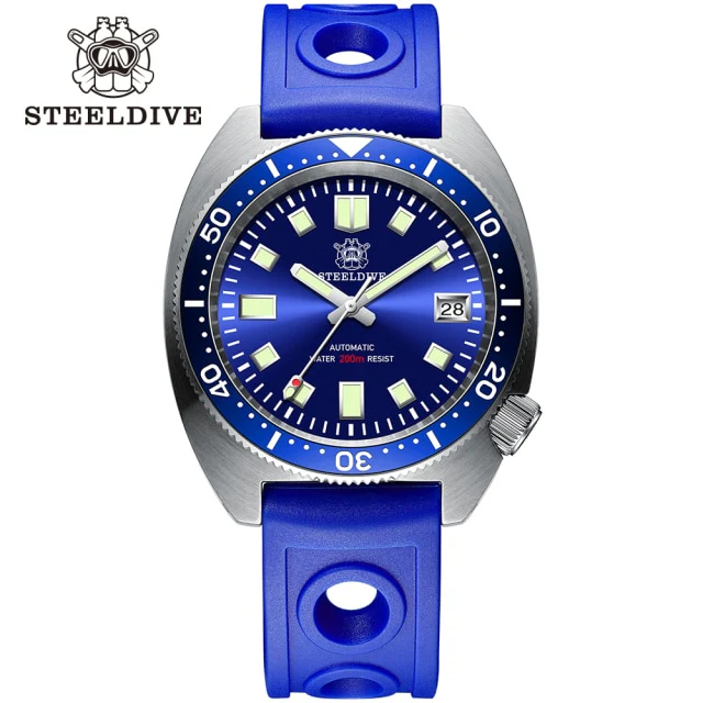 STEELDIVE SD1977 6105/8000 Slim Turtle Diver Watch - Image 14