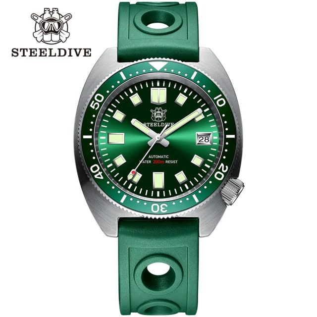 STEELDIVE SD1977 6105/8000 Slim Turtle Diver Watch - Image 16