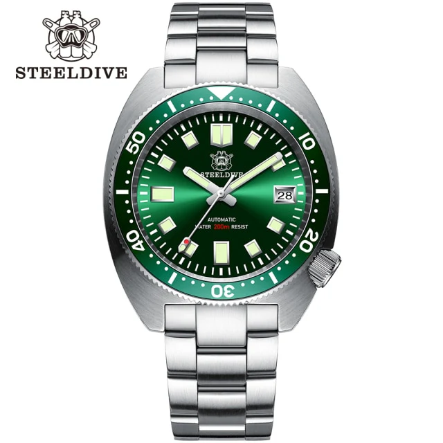 STEELDIVE SD1977 6105/8000 Slim Turtle Diver Watch - Image 17