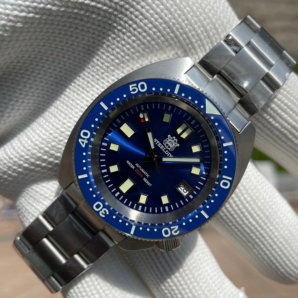 STEELDIVE SD1977 6105/8000 Slim Turtle Diver Watch - Image 3