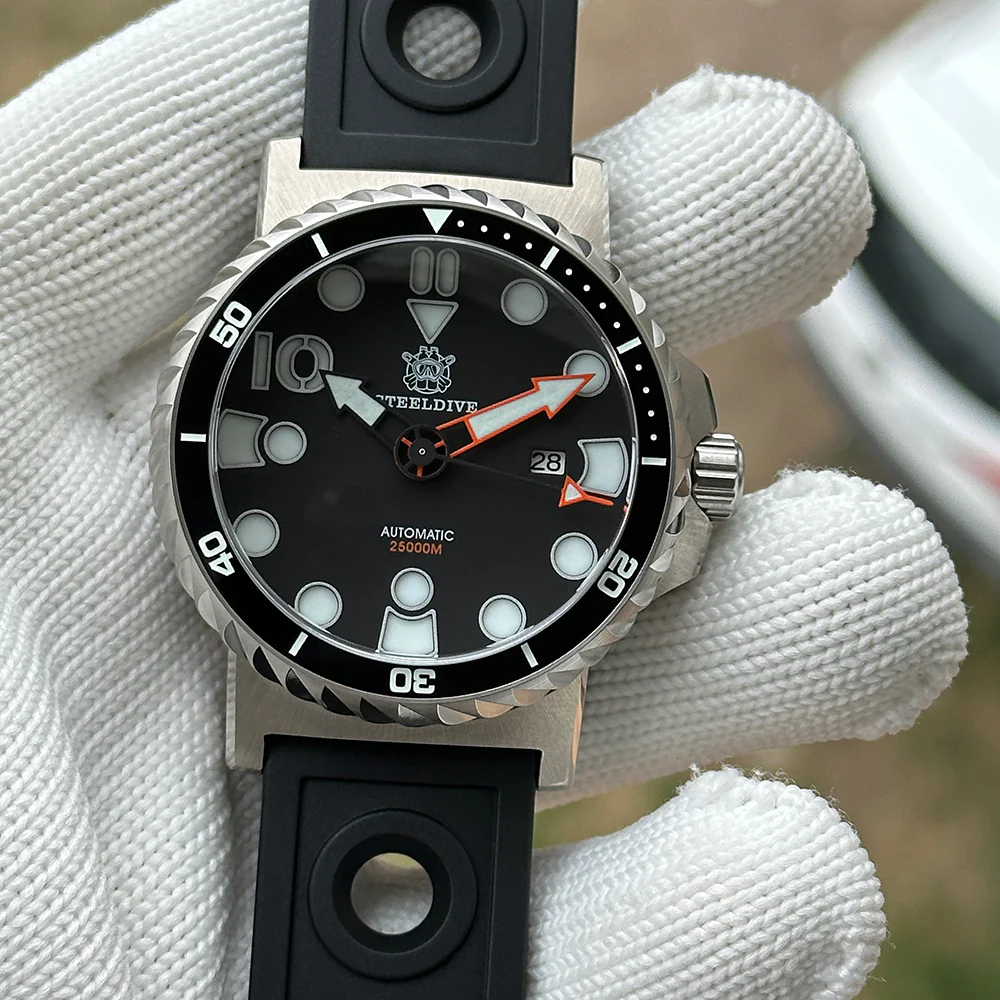 Steeldive SD1982 Big Size 46.5MM 25000M Diver Watch - with Calendar - Image 3