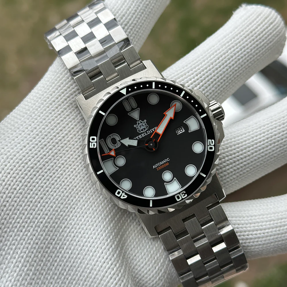 Steeldive SD1982 Big Size 46.5MM 25000M Diver Watch - with Calendar - Image 4
