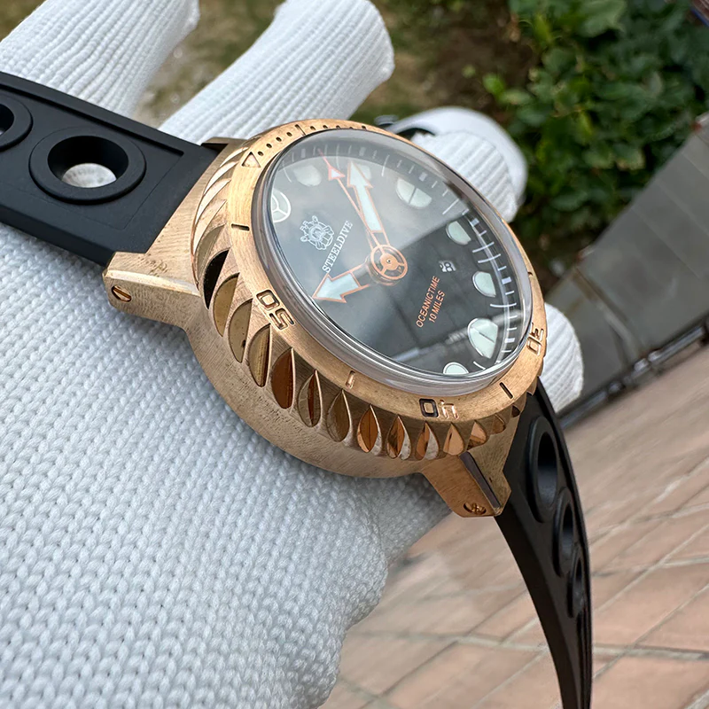 Steeldive SD1982S Cusn8 Bronze 46.5MM 25000M Diver Watch - Image 7